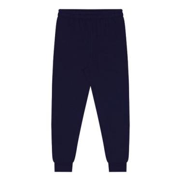 Imagem de Calça Moletom Felpado Infantil Unissex Alakazoo Ref. 00221 Cor:Azul Ma