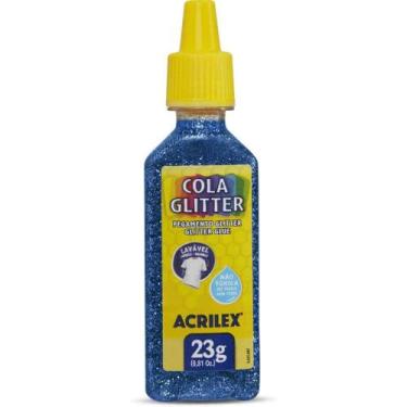 Imagem de Cola com Glíter Tubo 23G Azul - Acrilex