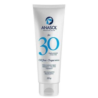 Imagem de Anasol Protetor Solar FPS 30 Oil Free Toque Seco 120g - Dahuer