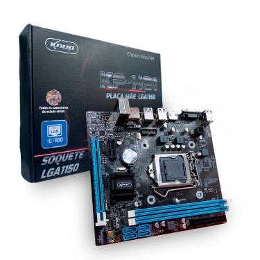 Imagem de Placa Mãe LGA1150 Chipset Intel H81 6GB USB 3.0