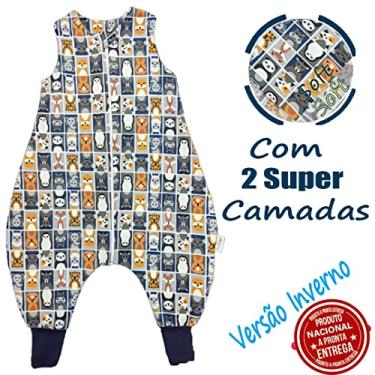 Imagem de saco de dormir infantil com pé inverno 1 a 2 anos arnon