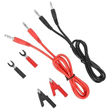 Imagem de Kit de pontas de prova Plugue Banana para Banana Plugue de Teste 6 em 1 Plugue Banana para Grampo Sonda de Teste Fio Cabo Cabo Plugue Plugue Banana 6mm P1041B