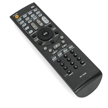 Imagem de Novo RC-762M ajuste remoto substituído para receptor ONKYO AV AVX-280 AVX-290 HT-R280 HT-R290 HTR380 HT-R390 HT-RC230 HT-S3300 HT-S3400 TX-SR308 HT-R280808 HT-R280 HT-R280 HTP-38 0 SKF-380L SKF-380R SKR-380L SKR-380R SKW-380