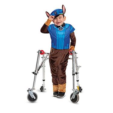 Imagem de Chase Costume for Kids, Official Adaptive Paw Patrol Dress Up Outfit with Accessibility Features, Classic Size Medium (3T-4T) Multicolored