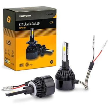 Imagem de Kit Lampada Super Led Cyber 6000k Tarponn H27 6400 Lumens 36W