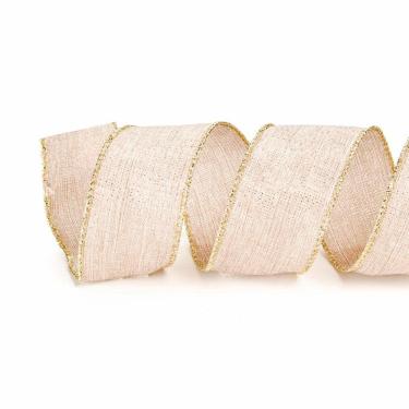 Imagem de Fita Natalina Bege 1un 6,3cmx9,14mts 1693922