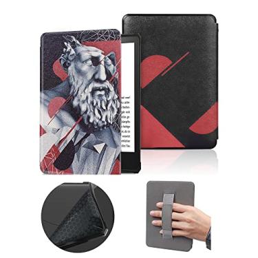 Imagem de Capa macia apenas para Kindle 11ª geração 2022, capa protetora com alça de mão e despertar/hibernar automático, capa à prova d'água não adequada para Kindle de 11ª geração Paperwhite