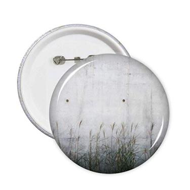 Imagem de Placa de metal preta branca padrão literatura pinos crachá botão emblema acessório decoração 5 peças