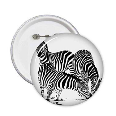 Imagem de Simple Pintos Animal Art Deco Presente Moderno Broche Emblema Botão Decoração 5 peças