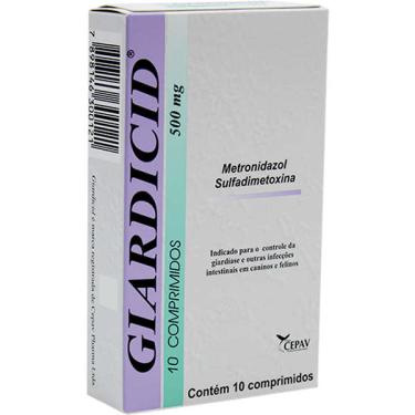 Imagem de Antibiótico Giardicid 500mg - 10 comprimidos