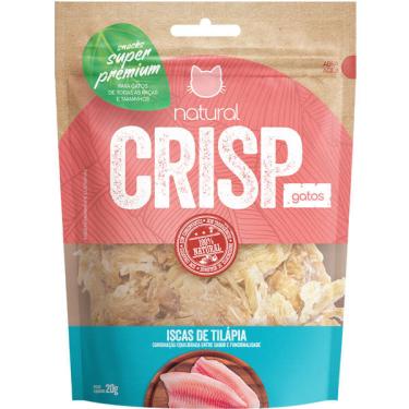 Imagem de Petisco Natural Crisp Iscas de Tilápia para Gatos - 20 g