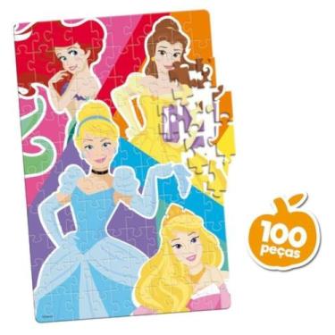 Imagem de Puzzle 100 Peças Princesas - Toyster