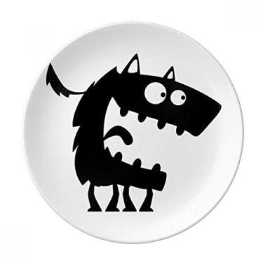 Imagem de Prato de monstro decorativo de porcelana Salver do Universo e Alienígena