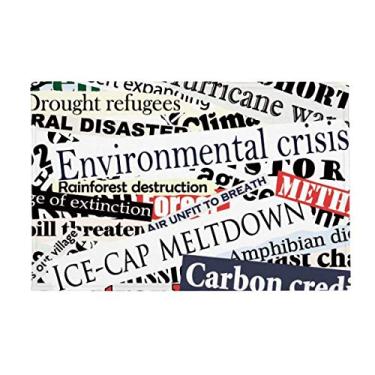 Imagem de DIYthinker Tapete antiderrapante para porta de banheiro com estampa de veias de revista