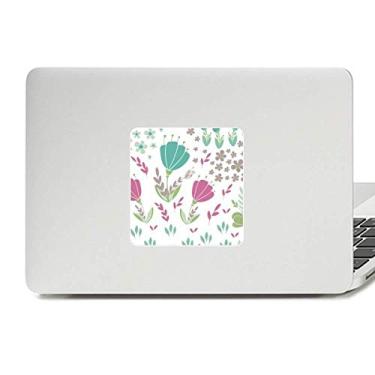 Imagem de Adesivo de vinil para laptop com flores perfuradas para decoração de PC