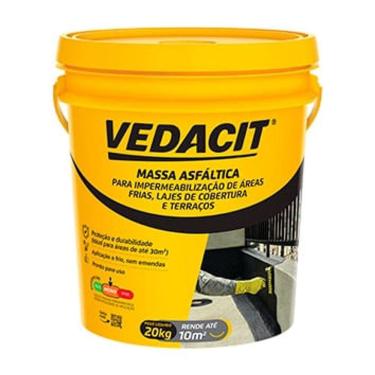Imagem de Massa Asfáltica Impermeabilizante 20,0KG VEDACIT BD VEDACIT