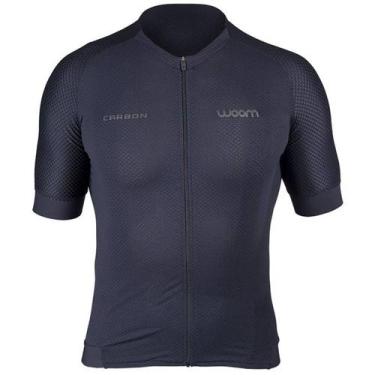 Imagem de Camisa De Ciclismo Woom Carbon Black Masculino 2023