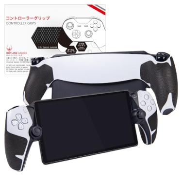 Imagem de HOTLINEGAMES 2.0 Plus Punho de controle compatível com controles PlayStation Portal, fita antiderrapante, absorvente de suor, fácil de aplicar (para pegas)