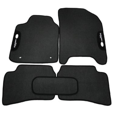 Imagem de Tapete automotivo hb20s borracha pvc preto 5 peças