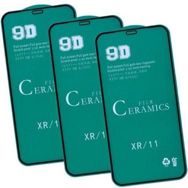 Imagem de Kit Capa Capinha Transparente + 3 Películas Cerâmica Fosca para Iphone