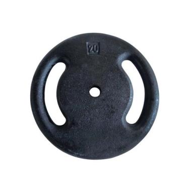 Imagem de Anilha Ferro Fundido Pintado Profissional De 20,0 Kg - ANILHAS FITNESS