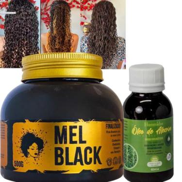 Imagem de Finalizador de Cachos Mel Black 500g - Óleos Alecrim 60m