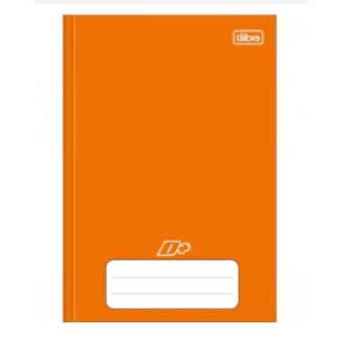 Imagem de Caderno Peq. 48 fls Laranja D+ Brochura Capa Dura Tilibra