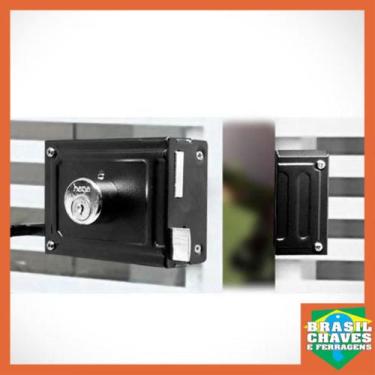 Imagem de Fechadura para portão Sobrepor HAGA 0332B Preta