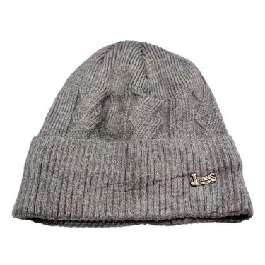 Imagem de Touca Lisa Gorro de Frio Inverno com Forrada Adulto Unissex Classica Q