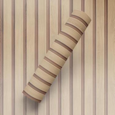 Imagem de Papel de Parede Adesivo Estilo Ripa De Madeira Painel - BAZAR DOS QUAD