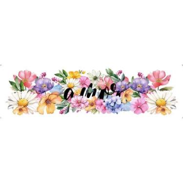 Imagem de Transfer Textil Barra - Flores - Litoarte