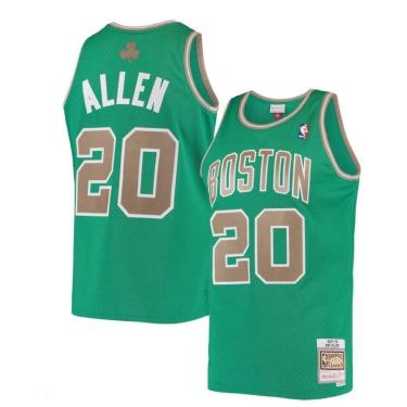 Imagem de Regata NBA Boston Celtics # 20 Ray AllenSt. Patrick's Day -2007/2008-Masculino