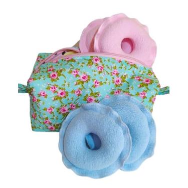 Imagem de Kit rosquinhas protetoras para os seios e necessaire box grande - Fofo