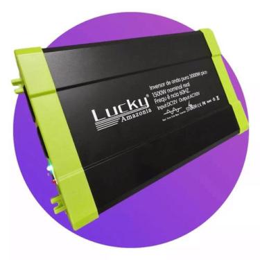 Imagem de Inversor De Energia Onda Pura Lucky 1500w 12v 110v  Alta potência - Lo