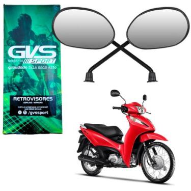 Imagem de Retrovisor Gvs Honda Biz 125 110I 2007 2008 2009 2010 2011 2012 2013 2