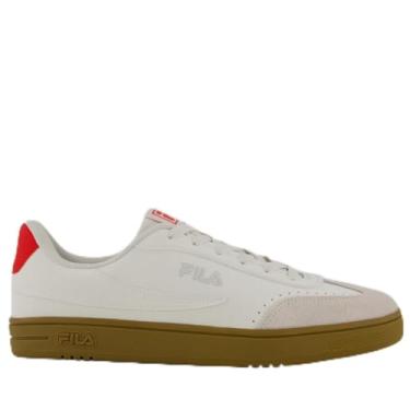 Imagem de Tênis Fila Court 80 Branco e Cinza