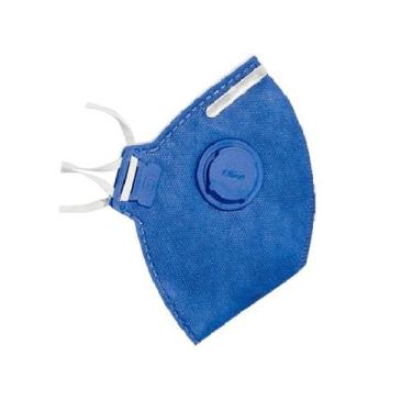 Imagem de Máscara PFF2 Com Válvula Azul Tayco T-751 Inmetro Ca 39220