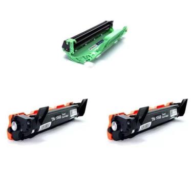 Imagem de Kit Cilindro Compatível Dr1060 + 2 Toner Tn1060 1602 Hl1212W - Maxtone