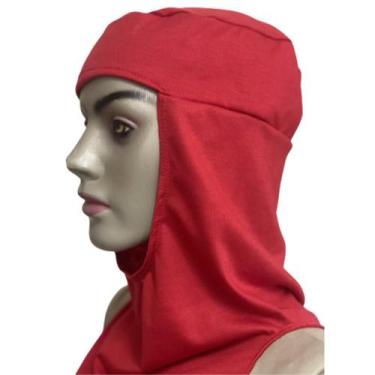Imagem de Touca Ninja Turbante Bombeiros Vermelha Poliviscose  - PREVEOESTE, Uni