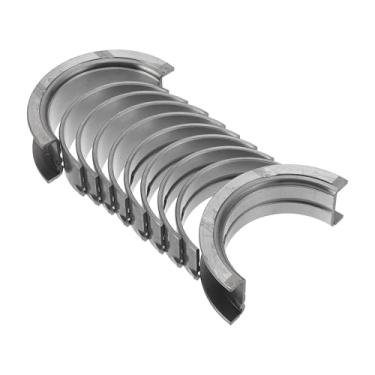 Imagem de Hihaha Conjunto de rolamentos principais nº 2102026040 para Hyundai Accent 1995-2011 Rolamento principal do eixo de manivela de metal prateado 10 peças