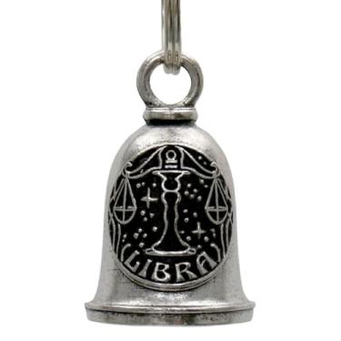 Imagem de Milwaukee Leather Sinos de boa sorte para motocicletas com chaveiro - acessório para motociclistas - tamanho único