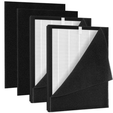 Imagem de Pacote de 2 filtros purificadores de ar compatíveis com MOOKA KJ190L -