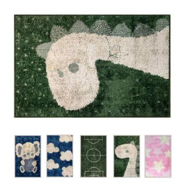 Imagem de 1 Tapete Quarto Infantil Peludo Beira Cama 100x150 Oa Jk Vr - IDEALIZA