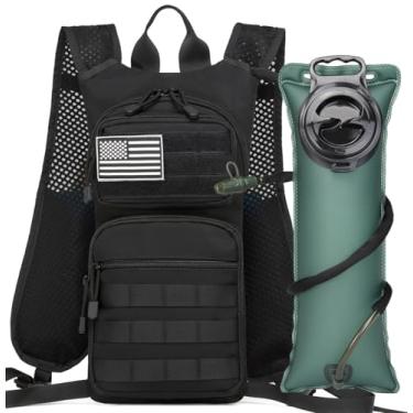 Imagem de ATBP Mochila térmica de hidratação para caminhada, colete de corrida com bolsa de bexiga de TPU de 3L para homens de ciclismo de maratona