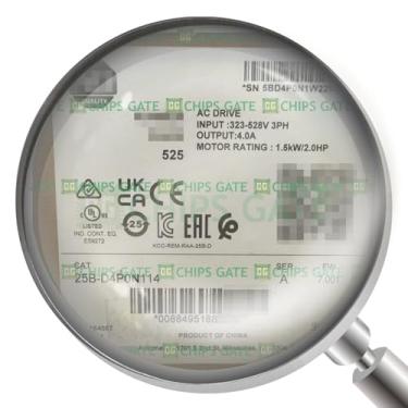 Imagem de 25B-D4P0N114 1 PCS AC-Drive 1.5kW(2HP) Inverter 25B-D4P0N114 New Sealed