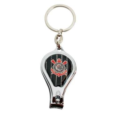 Imagem de Chaveiro Cortador de Unha e Abridor de Garrafas Corinthians  Metal Res