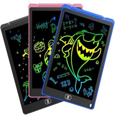 Imagem de Lousa Mágica Infantil Digital Tablet Escrita Colorida Para Desenho Criança LCD (10", Cores Variadas)