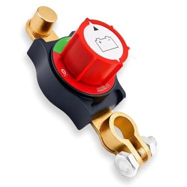 Imagem de Interruptor de desconexão de bateria, interruptor de desconexão de bateria automotiva, adequado para carros, caminhões, veículos, trailers e veículos pesados