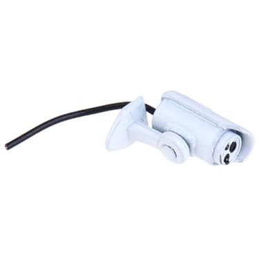 Imagem de Kokiya Câmera de segurança para casa de bonecas em escala 1:12, webcam de segurança, brinquedo de simulação de paisagem, adereço de câmera falsa em miniatura, Branco