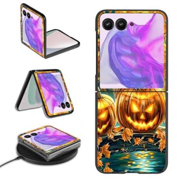 Imagem de GYSYSQSH Capa para celular Motorola Moto Razr 2025/2024 para mulheres e homens, fina, rígida, fina, leve, carregamento sem fio, proteção à prova de choque, capa flip para Moto Razr 60/50, coruja